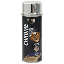 INRAL CHROME, sidabrinis, lakas aerozoliniai akrilinis