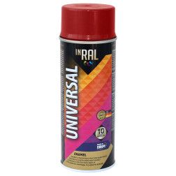 (44) INRAL UNIVERSAL, raudona ugnis RAL3000, dažai aerozoliniai