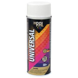 (03) INRAL UNIVERSAL, balti matiniai RAL9003, dažai aerozoliniai