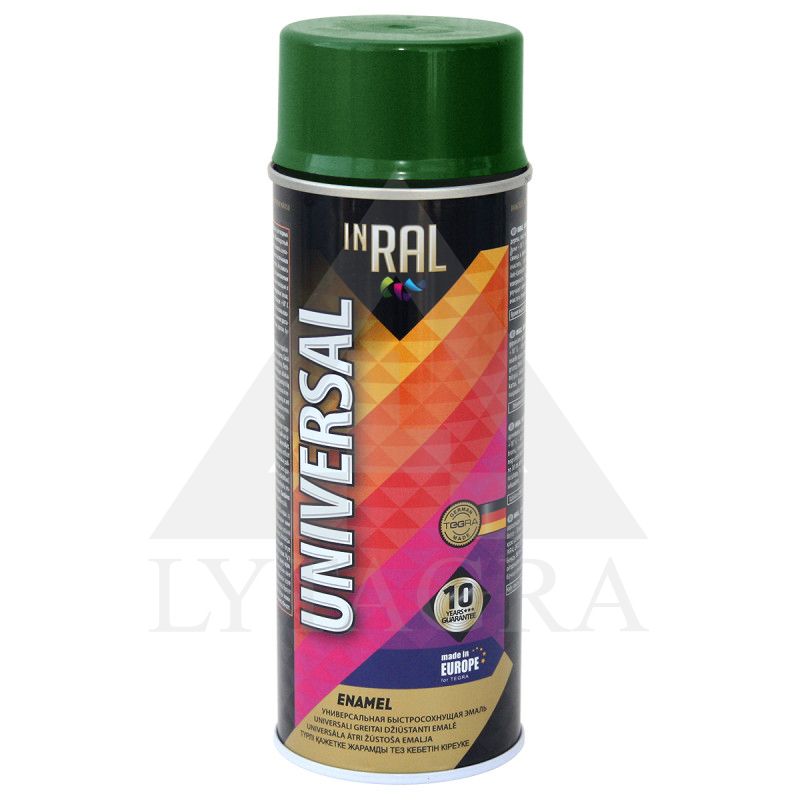 (35) INRAL UNIVERSAL, žali RAL6029, dažai aerozoliniai