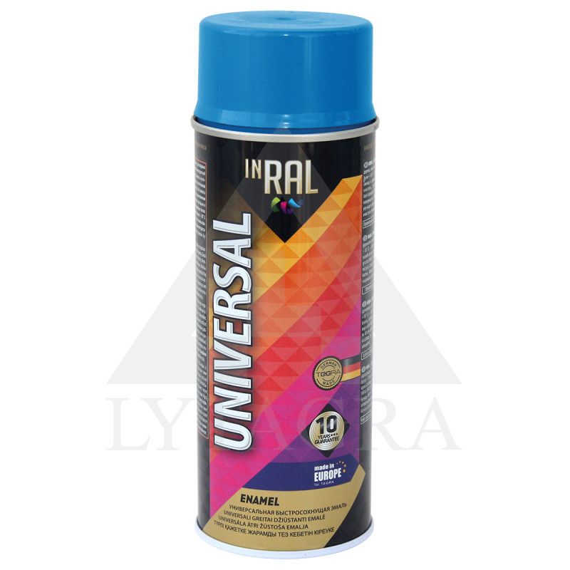 (30) INRAL UNIVERSAL, šviesiai mėlyni RAL5012, dažai aerozoliniai