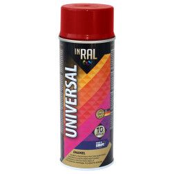 (24) INRAL UNIVERSAL, raudoni RAL3002, dažai aerozoliniai
