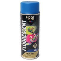 INRAL FLUORESCENT, mėlyni, dažai aerozoliniai