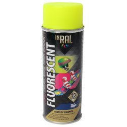 INRAL FLUORESCENT, geltoni, dažai aerozoliniai