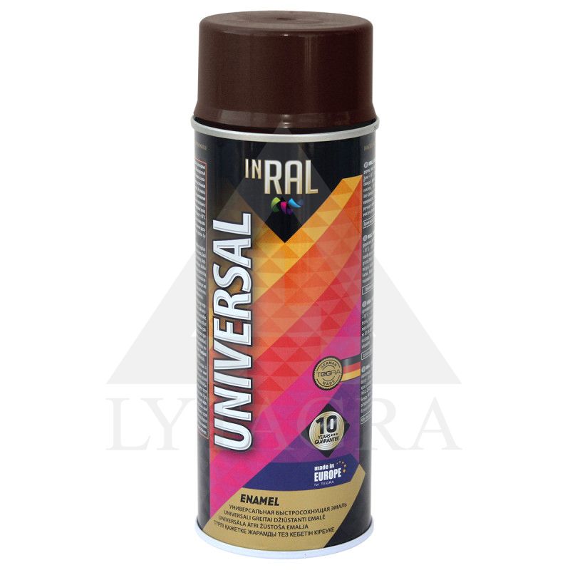(10) INRAL UNIVERSAL, rudi RAL8016, dažai aerozoliniai