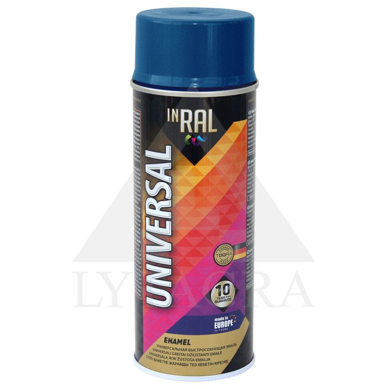 (31) INRAL UNIVERSAL, mėlyni RAL5010, dažai aerozoliniai