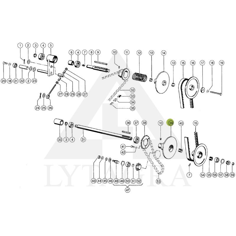 Variatoriaus pusdiskis CLAAS 670202