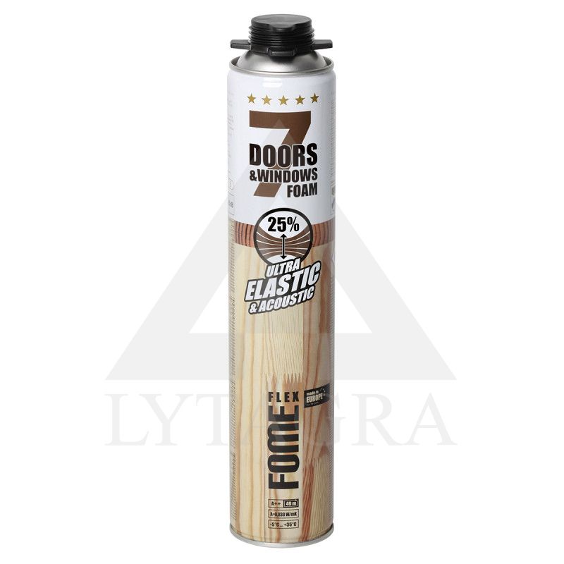 Montavimo putos Fome Flex 7 DOORS&WINDOWS ELASTIC PISTOL FOAM