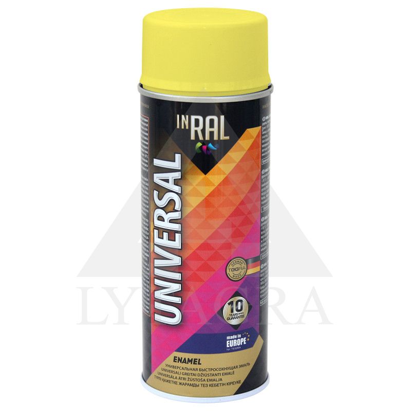 (39) INRAL UNIVERSAL, geltoni RAL1018, dažai aerozoliniai