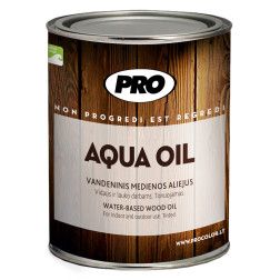 Vandeninis aliejus AQUA OIL tamsiai rudas 0.9 l.