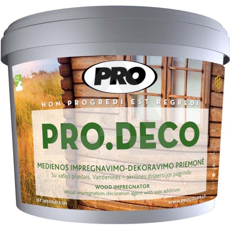 Impregnantas medienai PRO.DECO 1L pilka