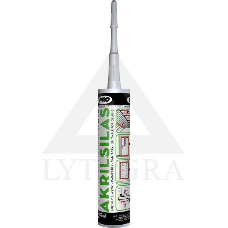 AKRILSILAS 310ml baltas