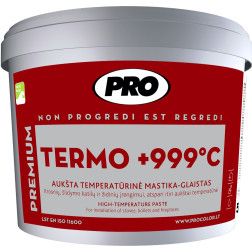 Aukštatemperatūrinė mastika-glaistas TERMO +999°C 1,5kg