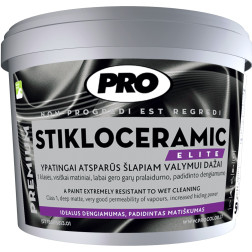 Dažai sienoms ir luboms STIKLOCERAMIC, 10L