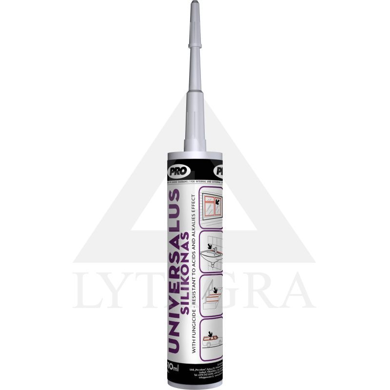 UNIVERSALUS SILIKONAS 310ml baltas
