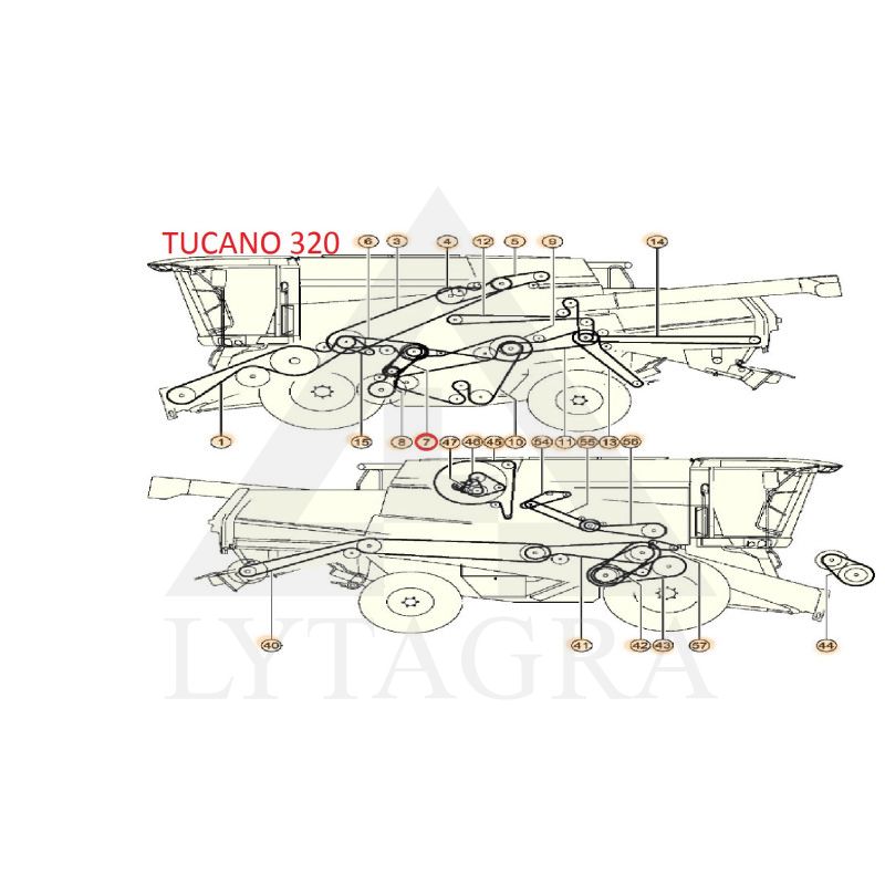 Diržas GATES 1410148 (32-1740 LA)