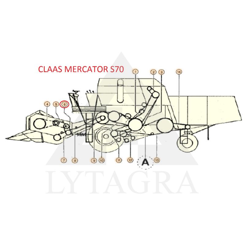 Diražs GATES 1459199 (28-1180)