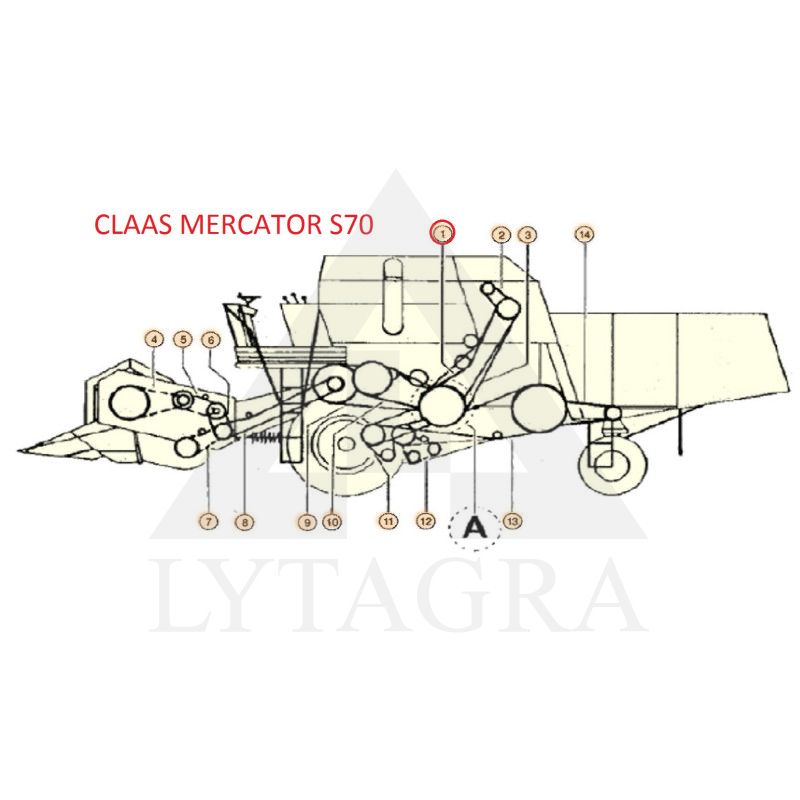 Diržas GATES 1424350 (3HB-4100 LA)