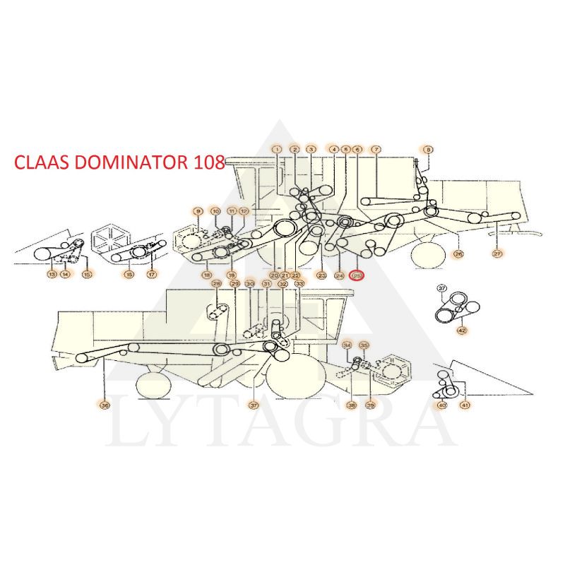 DIRŽAS 2HB-5770 (LA) AGRIBELTS