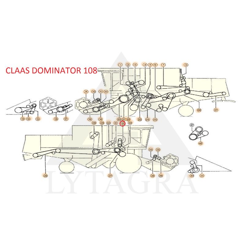 Diržas HARVEST BELTS B/H-1575 NH 84817636
