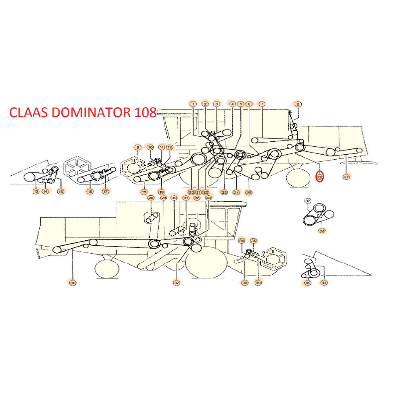 Diržas GATES 1454323 (20-12.5-2950)