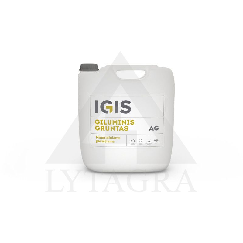 Akrilinis giluminis gruntas IGIS AG 10 l bakelis