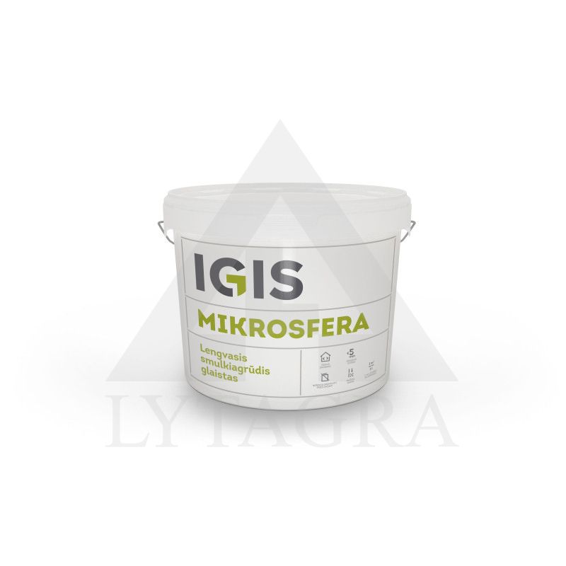 Lengvasis smulkiagrūdis glaistas MIKROSFERA 10 l kibiras