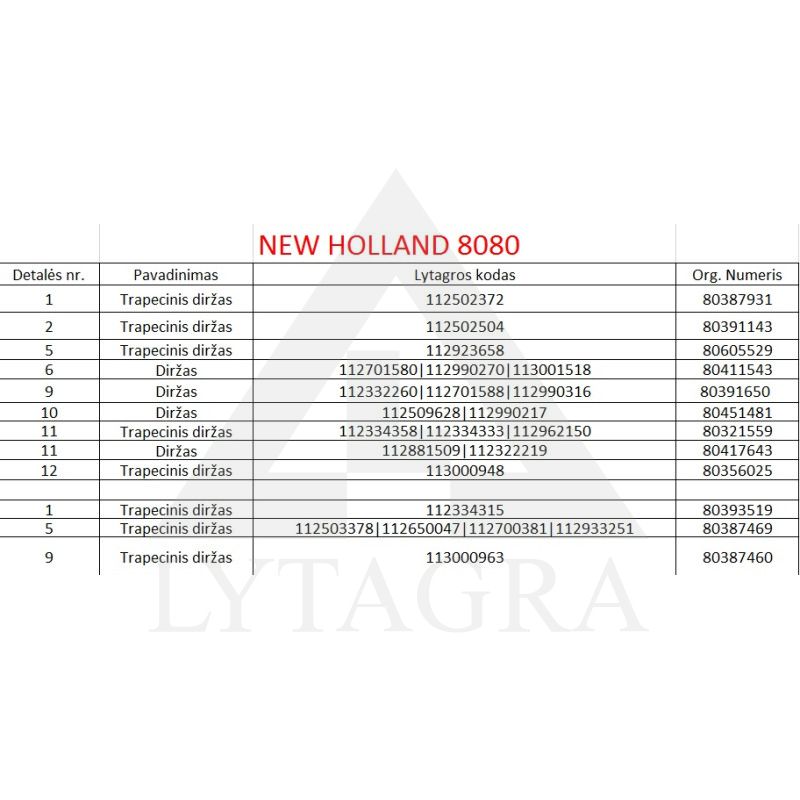 DIRŽAS 50-20-2150 (LI) AGRIBELTS