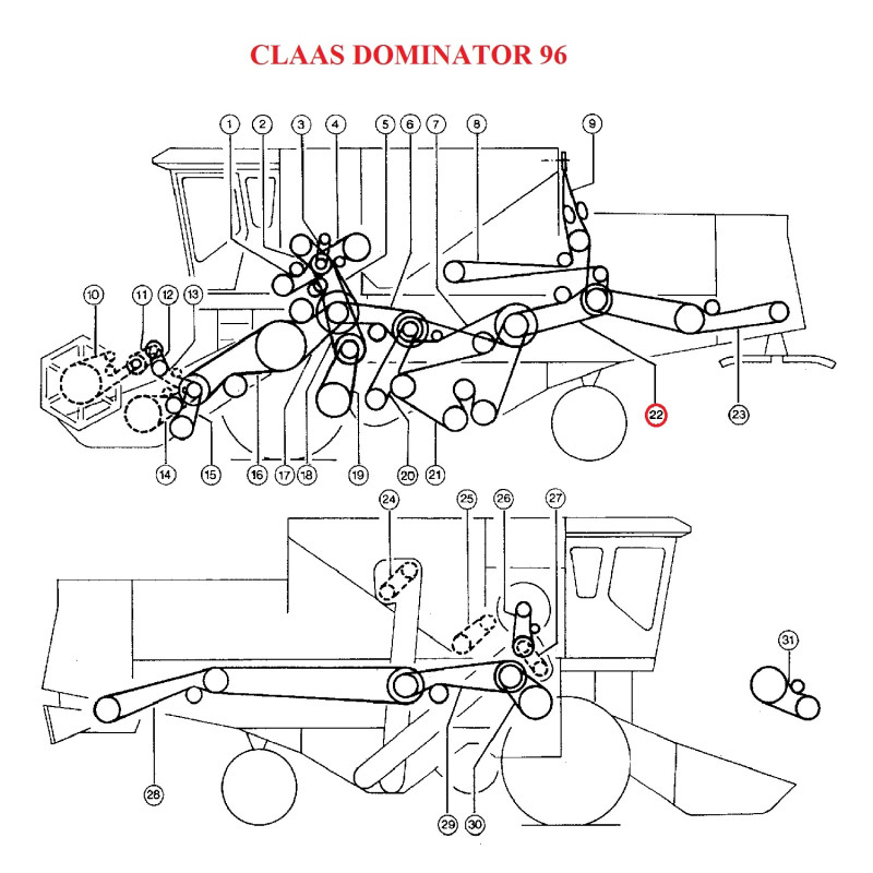 Diržas GATES 1454323 (20-12.5-2950)