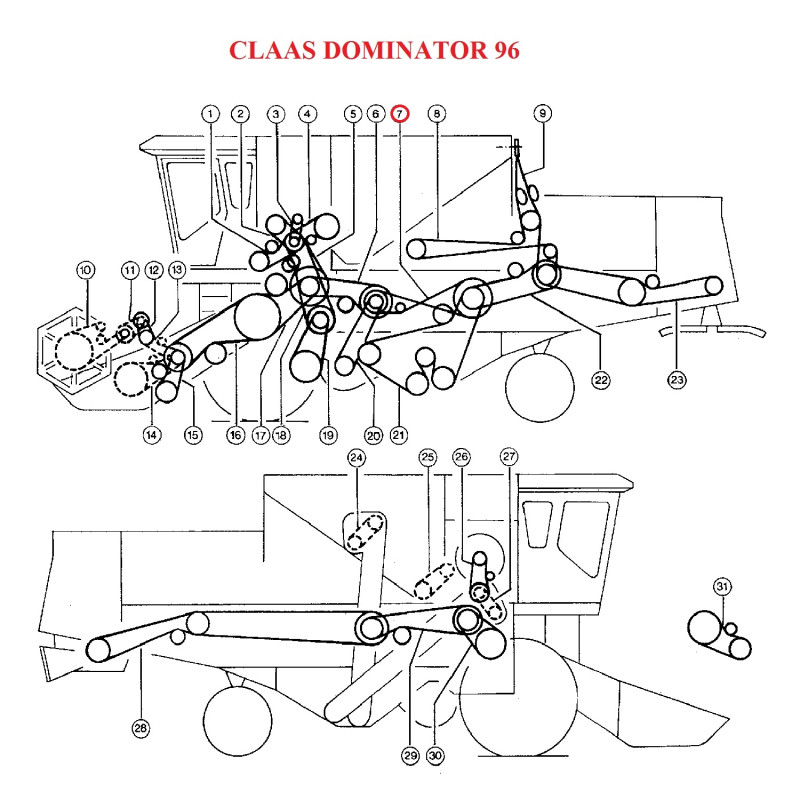 Diržas GATES 1429345 (20-12.5-3900)