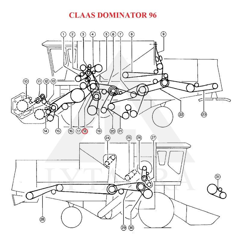 Diržas GATES 1424273 (3HB-3065)