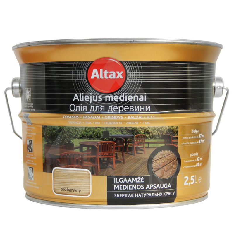 Aliejus Altaxin 2,5l (bespalvis)