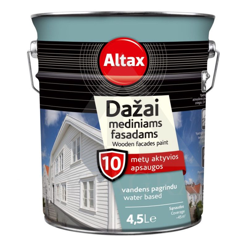 Medienos Dažai 4,5l (Tamsiai raudona)