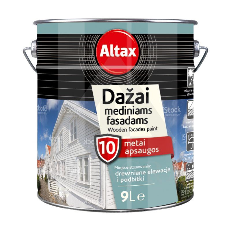 Medienos Dažai 9,0l (Ruda)