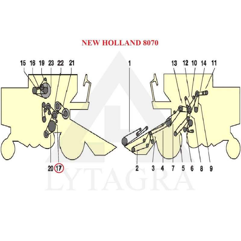 Diržas KYOTO JAPAN B-1700 LI (B-1745)
