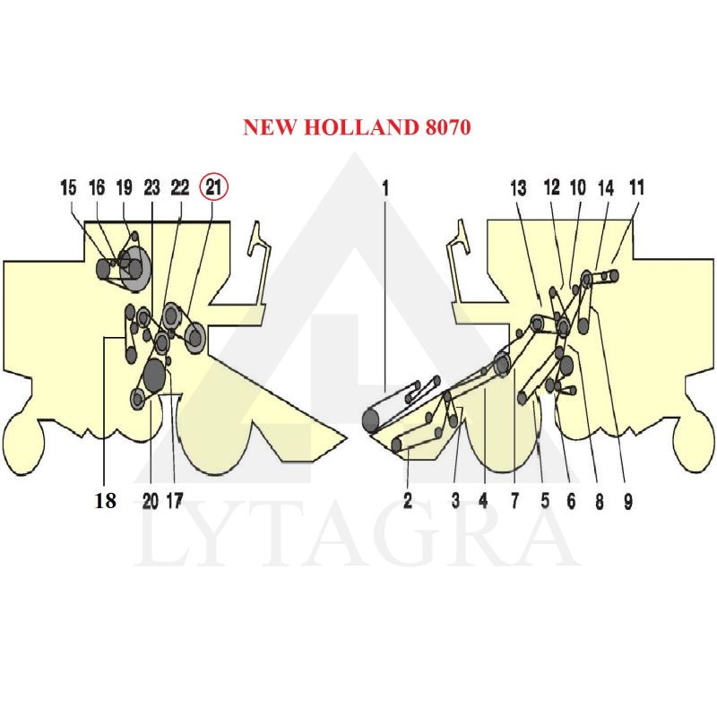 Diržas GATES 0315188 (60-2155)