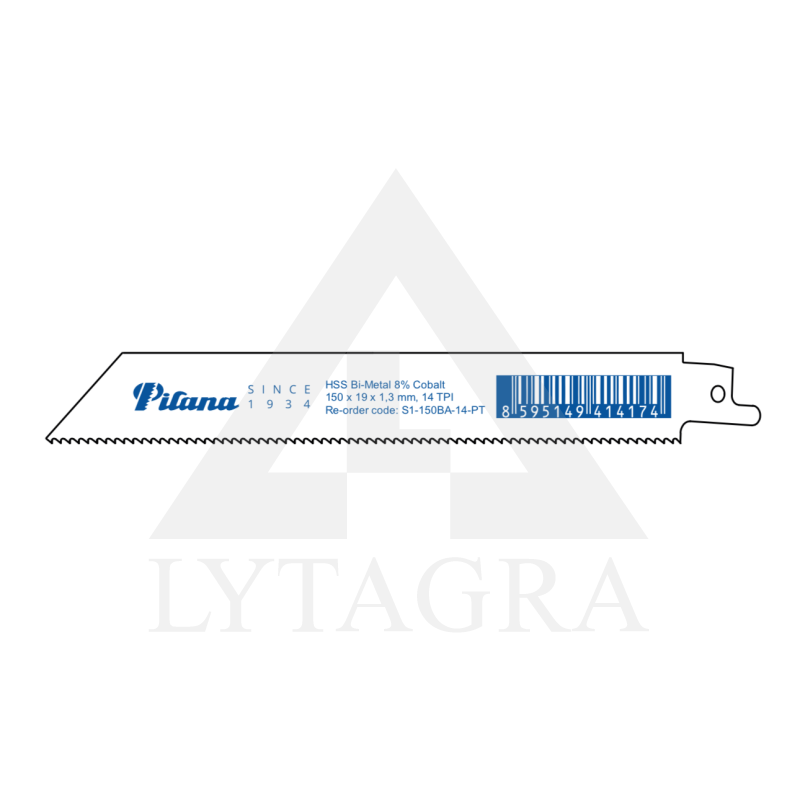 Ties.pjūkl.met.150 mm PILANA 14 TPI
