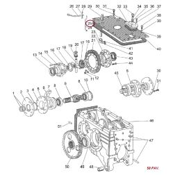 Galinio tilto, dangtelio, tarpinė 50-2401025