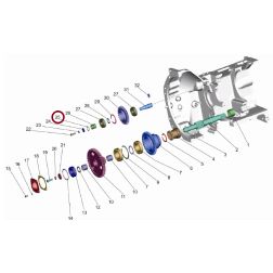 Guminis sandarinimo žiedas 20x25x30