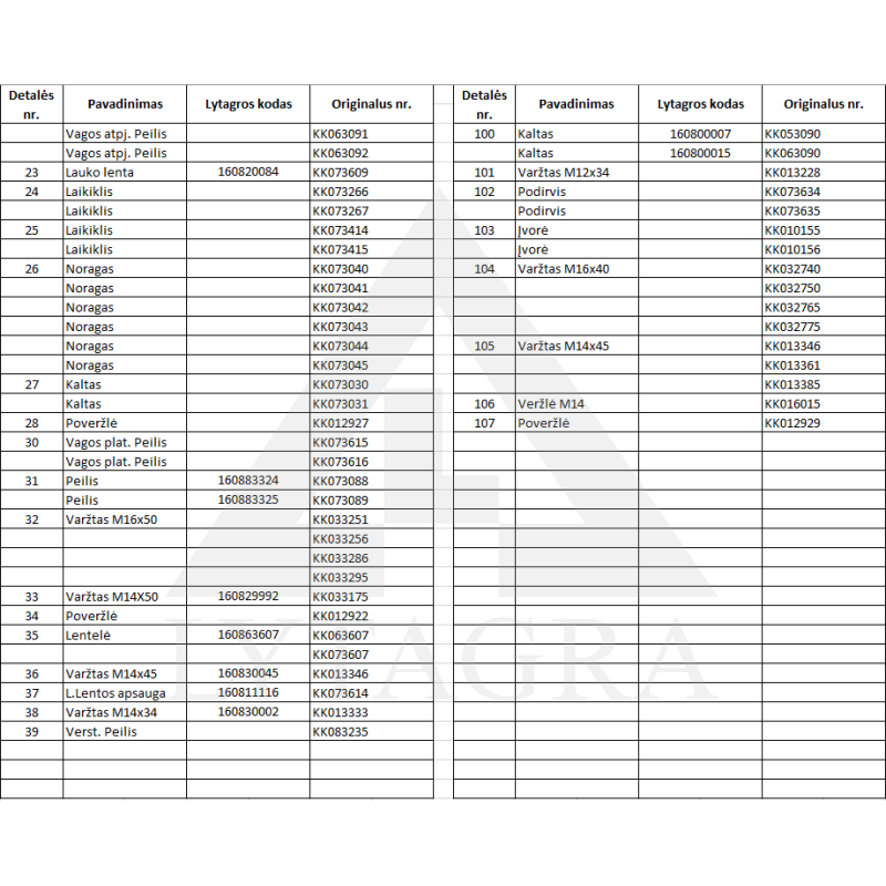 073608 Lauko lenta Kverneland