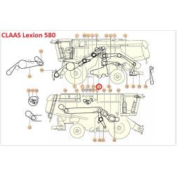 Diržas HARVEST BELTS C/H-3280 CL 644209.0