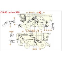 Diržas HARVEST BELTS 2B BP/H-3730 CL 061700.1