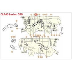 Diržas HARVEST BELTS 3B BP/H-3170 CL 644892.0