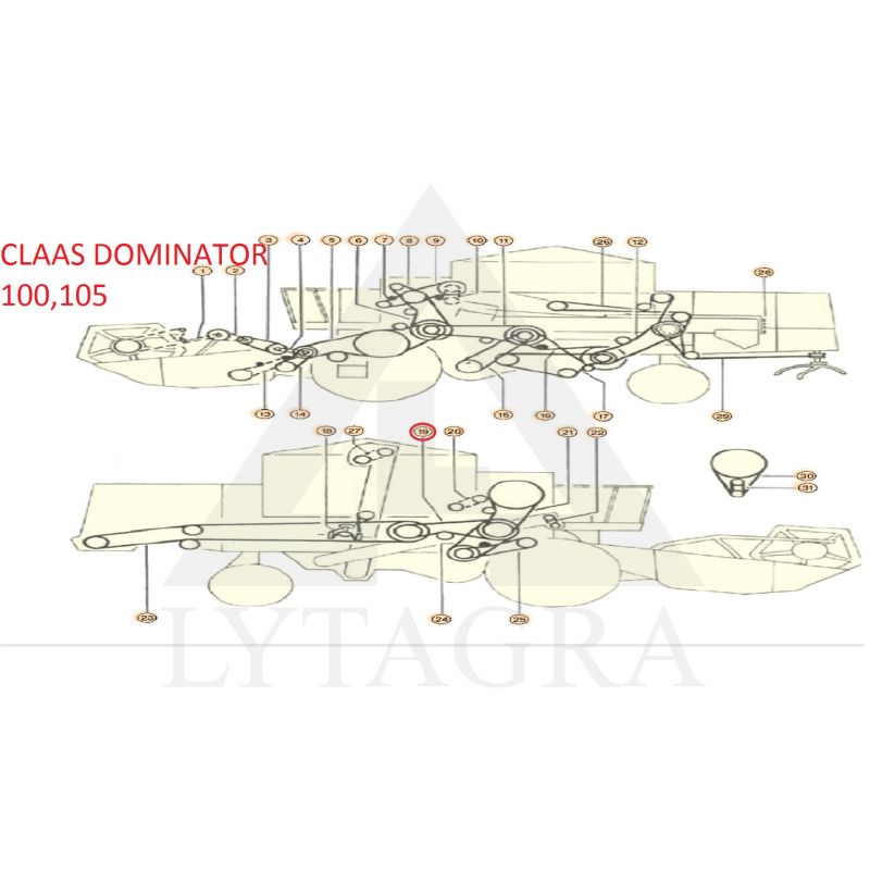 DIRZAS SPC-3550 (LP) AGRIBELTS