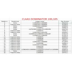Diržas HARVEST BELTS 2B BP/H-2000 CL 672351.0