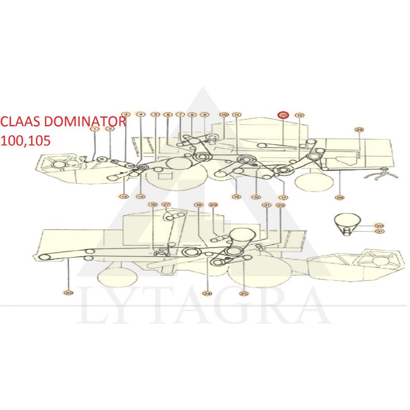 Diržas GATES 1401401 (B-5330)