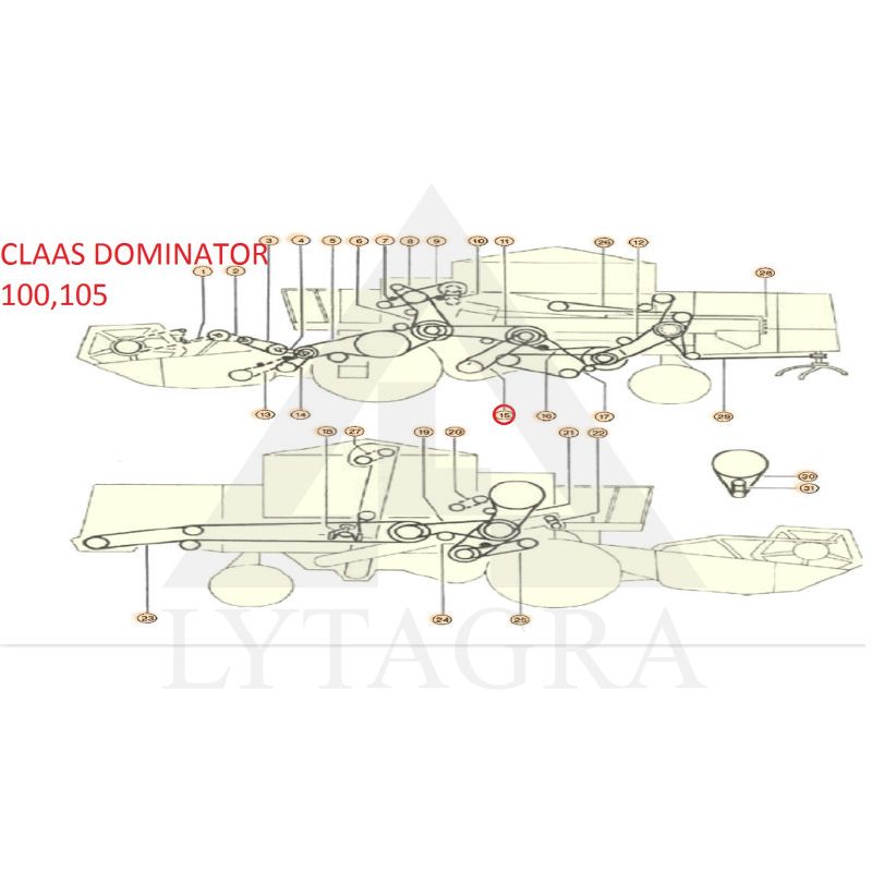 Diržas GATES 1459293 (28-2430)