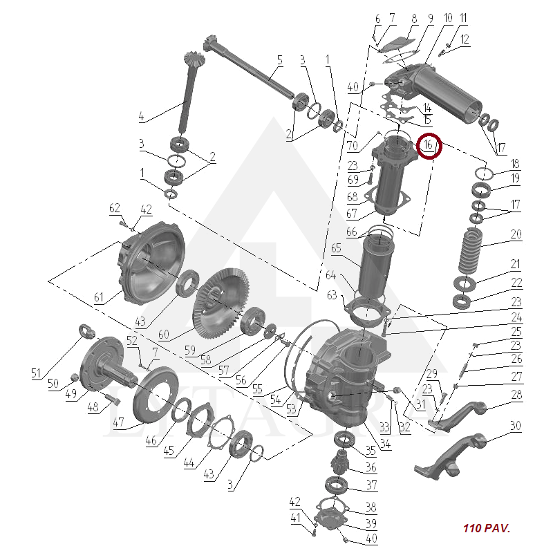 Guminis sandarinimo žiedas 95x100x30