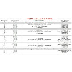 Diržas HARVEST BELTS C/H-2545 NH 80337415
