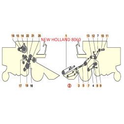Diržas HARVEST BELTS C/H-2545 NH 80337415